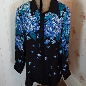 Bob Mackie wearable art blouse
